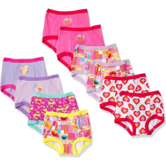 Sesame Street Unisex Baby Sesame Girls Potty Pant Multipacks and Toddler Training Underwear, Sesame Tg 10 Pack, 4T US, Pack of 10 training pants
