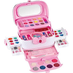 Make-up-Set Für Kinder | Kinder-Make-up-Truhe | Make-up-Set Für Kleine Mädchen | 24-teiliges Sicheres Make-up-Set Für Kleine Mädchen | Ungiftiges Make-up-Set | Schönheitsset Zum Verkleiden Und Rollens