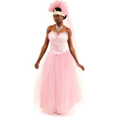 Fun Costumes Kommen nach Amerika Hochzeitskleid - S