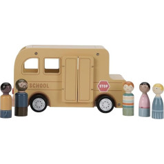Little Dutch Essentials 8023 FSC Wooden School Bus