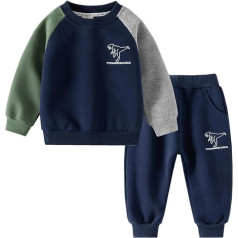 Gajaous Small Boys' Jumper Sweatshirt + Jogging Bottoms for Toddlers, Baby Boys Clothing Outfits Casual Tracksuit 2 Pieces