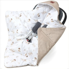 Pepi - Swaddling Blanket Baby Seat - 90 x 90 cm - Pram Blanket - Baby Seat Blanket - Cotton Baby Blanket for Car Seat - Baby Swaddling Blanket