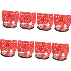ibasenice 8 Stk Windelhose windelhöschen für kinder hose Stoffwindeln mit seitlichen Druckknöpfen Taschenwindeln Trainingshose für Babys Töpfchen-Trainingshose elastische TPU-Folie rot