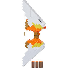Nerf Minecraft Sabrewing motorisierter Bogen, mit 8 Nerf Darts und Bogen zum Nachladen, Nervenkitzel beim Spielen drinnen und draußen, benötigt Batterien, für Kinder ab 8 Jahren
