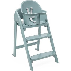 Chicco Crescendo Lite Development High Chair for Children from 6 Months to 110 kg, 3 Configurations, Convertible into a Child and Adult Chair, Adjustable Footrest, Compact Closure