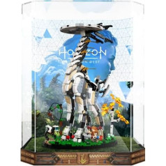 APRILA Acrylic Display Case for Lego 76989 Horizon Forbidden West, Dustproof Display Case, Transparent Display Case, Storage Box for Models Collectibles, 29.2 x 23.2 x 41 cm (Display Case Only)