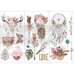 Redesign Décor Transfers® Bohemian Solstice Wall Stickers 6