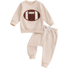 Owegvia Baby Boys Halloween Tracksuit Ghost Santa Pumpkin Print Long Sleeve T-Shirt and Trousers 2 Piece Christmas Clothes Set