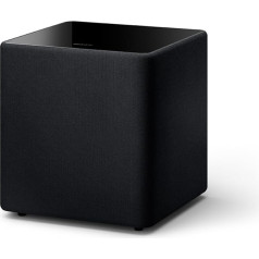 KEF Kube 10 MIE Subwoofer, Black | 300W RMS Amplifier Class D | 25cm Bass Driver | iBX Intelligent Bass Extension | RCA Jack | Music | Home Theater | Gaming