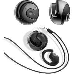 OneNine Sports Headphones Bluetooth, Open Ear Headphones Bluetooth 5.4 with HD Mic, Earbuds with Ear Hooks, 24 Hours Playtime, ENC Call Noise Cancelling, IPX5, Earphones for Office Work/Sports