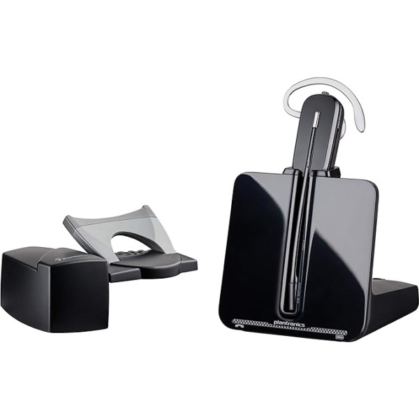 Plantronics B2B Poly DECT Headset CS540 + Handhörerlifter HL-10, Schwarz