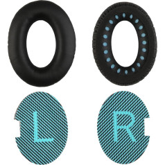 Replacement Earpads for Bose Quietcomfort 15, QC15, QC25, QC2, QC35/AE2, AE2i, AE2w, Soft Leather, Luxurious Memory Foam, SoundTrue, SoundLink Around Ear