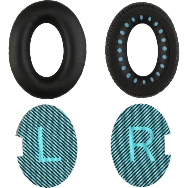 Replacement Earpads for Bose Quietcomfort 15, QC15, QC25, QC2, QC35/AE2, AE2i, AE2w, Soft Leather, Luxurious Memory Foam, SoundTrue, SoundLink Around Ear