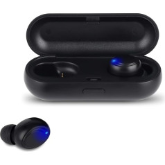 atune analog E Wireless Earbuds, Bluetooth 5.0 True Wireless Headphones with Bass 3D Stereo Sound and USB Charging Case, Built-in Microphone for iPhone / Android Phones / Sports