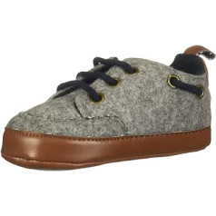 Luv Durable Friends Boys 'Wooly Sneaker Crib Shoe – Charcoal – 6-12 Months M Us Infant