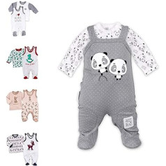 Baby Sweets Unisex Set of 2 Baby Romper & Shirt for Girls and Boys / Baby Clothing Set Organic Cotton for Newborns & Toddlers in Various Sizes - 68