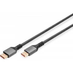 Premium displayport 2.1 connection cable 16k 60hz dp/dp m/m 1m black