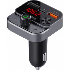 Car fm mp3 transmitter with bt, usb lcd function fm-84b qc3.0
