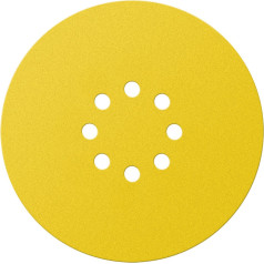 Graphite Abrasive discs 225 mm, K80, 5 pcs., with holes