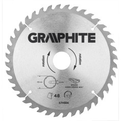 Graphite Saw blade, Widia, 190 x 30 mm, 40 teeth