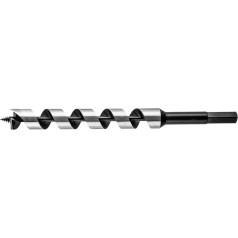 Graphite Spiral wood drill bit, 22 x 250 mm