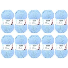 Gründl Baby Plain Wool, 70% Polyacrylic, 30% Polyamide, 35 x 32 x 8 cm