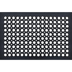 Perfect home Rubber Mat Ring Rubber Mat Honeycomb Mats 13 mm with Edge 80 x 120 cm