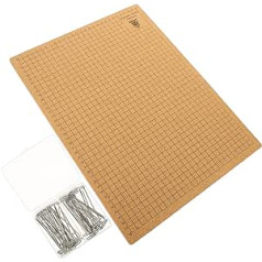 Toddmomy 1 Set Braided Fixing Plate Braiding Tools Handmade Bracelets Cork Pin Board Cork Macrame Board Handmade Braiding Craft Aid Macrame Project Board