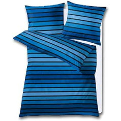 Kleine Wolke 6051798952 Naples Bed Linen 135 x 200 cm and 80 x 80 cm Royal Blue