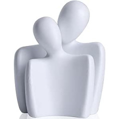 XMGZQ Small Figurine Statue for Home Decorations, Living Room Decorations, Office Decor, Abstract Figures, Decorative Items for Shelf, Bookself TV Stand, Decoration, Hugging Figure,