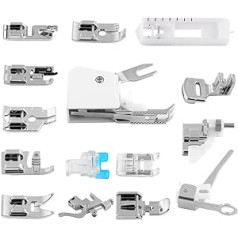 Presser Fuß Kit, verschiedene Arten Universal Presser Walking Feet Set Fuß Kit kompatibel für inländische Nähmaschinen