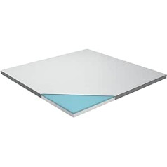 Genius Eazzzy Mattress Topper (Size 200 x 200 x 7 cm), for Mattresses and Box Spring Beds. Viscoelastic Mattress Topper Suitable for Allergy Sufferers (multiple sizes)