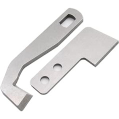 CKPSMS Brand - 1 set # G1075+G1076 lower and upper blade fits Elna 654 Singer 14T957DS 14T967DC 14T968DC Pfaff coverlock 3.0/4.0 (G1075+G1076 lower and upper knife).