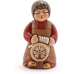 THUN Ladies with Ropemaker Classic Nativity Scene, Ceramic, Colourful, Unico
