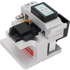 Fiber Optic Splitter, High Precision Fiber Cutting Blade Fiber Cutter for 125μm Diameter Fiber Optic 3-in-1 Device, Easy Operation