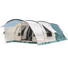 Skandika Hafslo 5 Sleeper Protect Tunnel Tent | Camping Tent for 5 People, Sleeper Technology, Canopy Canopy, 5000 mm Water Column | Large Family Tent, Outdoor Camping