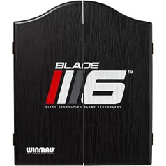 WINMAU Blade 6 Design Deluxe Dartboard Cabinet