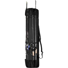 Huntvp Angel Reel Case Bag Organiser Travel Carry Case Carrier Holder Pole Tools Storage Bag