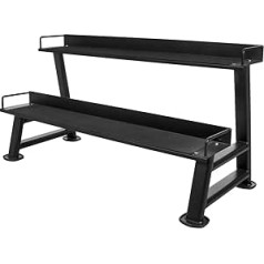 Sport-Tec Kettlebell Stand with 2 Shelves, L x W x H 139 x 63 x 74 cm