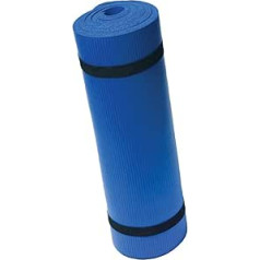 Harbinger Ribbed Durafoam Exercise Mat 5/8-Inch, Blue