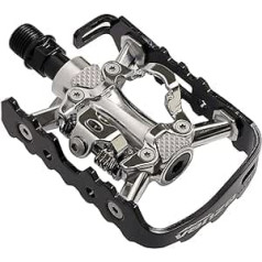 VENZO Versatile Compatible with Shimano SPD Mountain Bike Bicycle Pedals - Dual Platform Multipurpose Pedals - Ideal for Touring, Road, Trekking Bikes