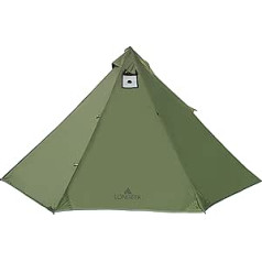 Longeek 4 Person Camping Tent 4 Seasons Ultralight Easy Up Hot Teepee