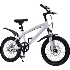 Children's Bicycle Boys Girls Bicycle 18 Inch Baby Freestyle Children's Bicycle Height Adjustable Unisex Mountain Bike up to 60 kg Toy Gifts