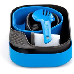 Wildo Camp-A-Box Complete Dinnerware, Light Blue