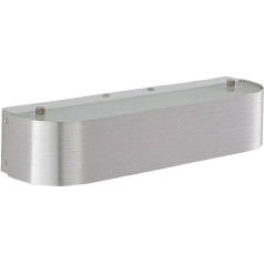 Lindby Wall Light, Indoor Wall Lamp 'Nika' (Modern) in Aluminium Metal for Bedroom (1 Bulb, E14) - Wall Spotlight, Wall Lighting/Living Room, Bedroom Light