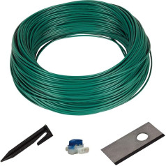 Original Einhell Robot Mower Accessory Cable Kit 700 m² (for Freelexo Robot Mower & Lawns up to 700 m² Including 3 Blades, 170 m Boundary Wire, 240 Mounting Hooks, 4 Clamps)