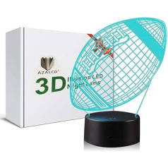 Azalco 3D Illusion Sport Ball Night Lamp