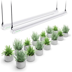 MARS HYDRO LED Plant Lamp VG40 LED Grow Lamp for 60 x 60 cm Full Spectrum Plant Grow Light Strip Daisy Chain Seed Starter for Indoor Gardening Vegetables Flower 292 Diodes