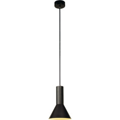 SLV Pendant lamp Phelia S, E27, max. 23 W, Black 133300