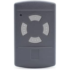 Allotech HOR 40 4 Channel 40MHz Gate Door Remote Control Compatible with Hormann HSE2 HSM4 HSM2 HSE4 HS2 HS2 HS4 Tubauto HS2 HS4 HSM2 HSM4 40MHz Button Grey